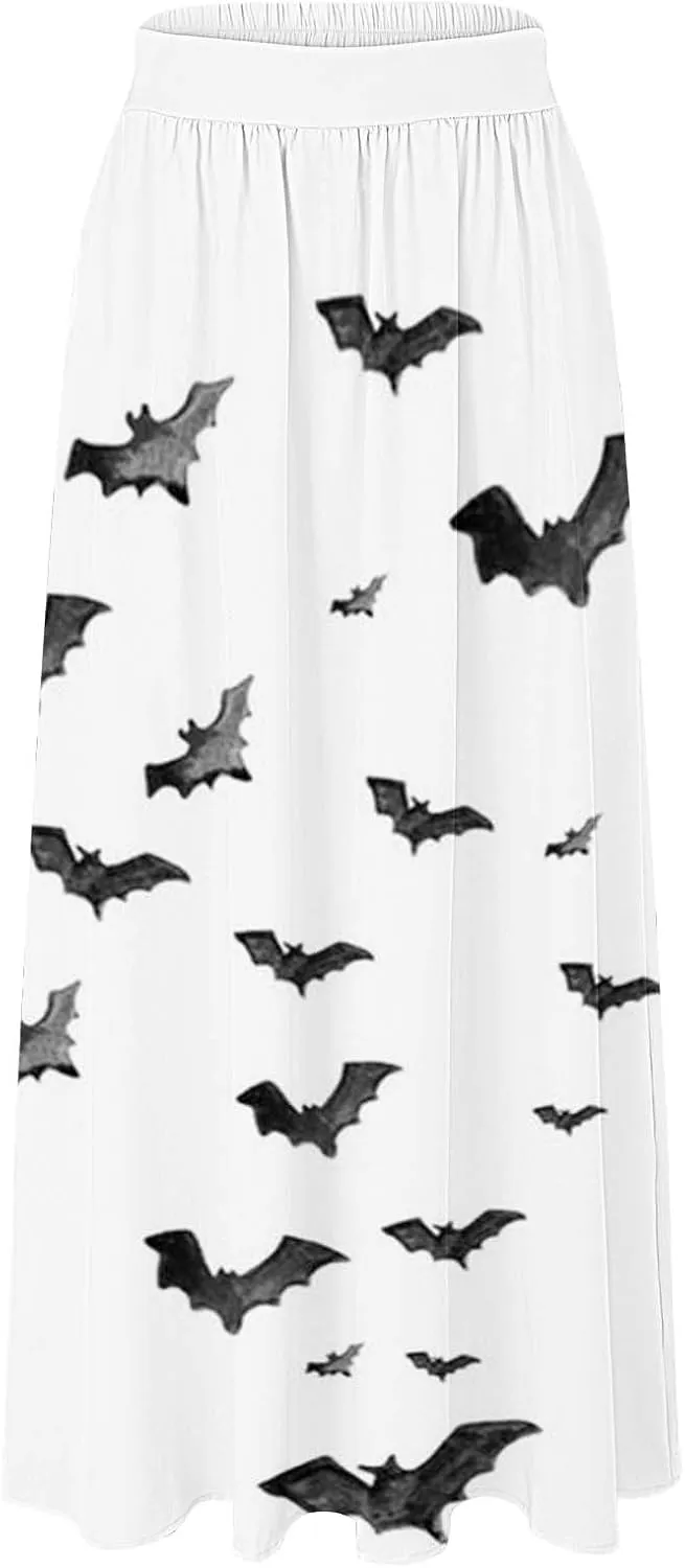 Plus Size Fairy Skirt - High Waist Maxi Skirt With Pockets - Perfect for Halloween Parties & Beach Events