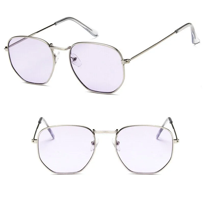 Retro Polygon Sunglasses Women/Men