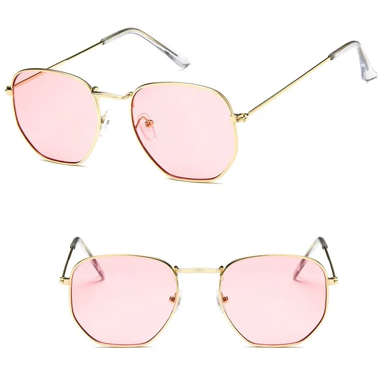Retro Polygon Sunglasses Women/Men
