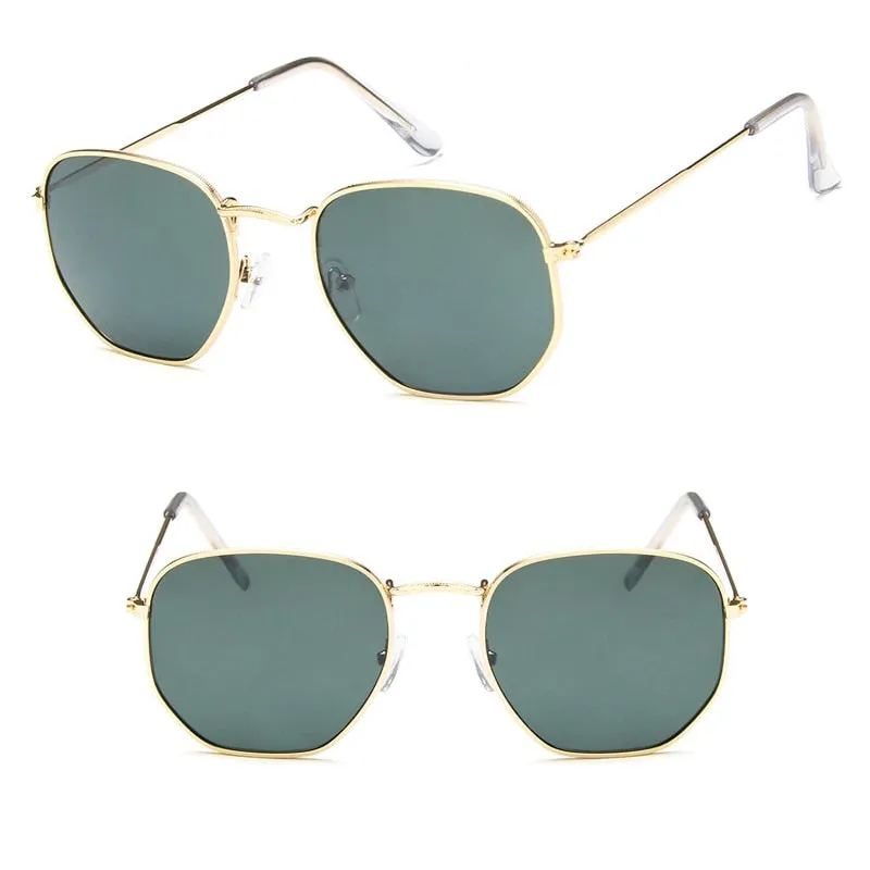 Retro Polygon Sunglasses Women/Men
