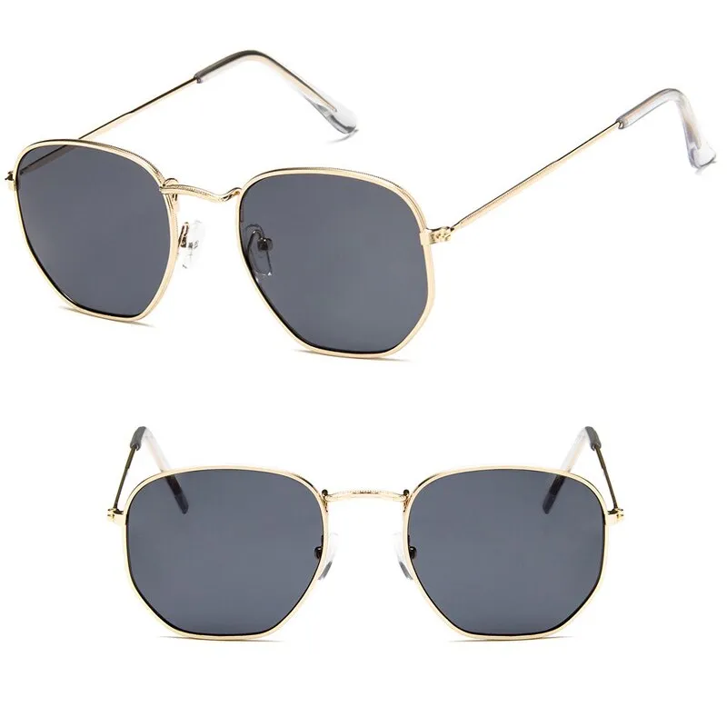 Retro Polygon Sunglasses Women/Men