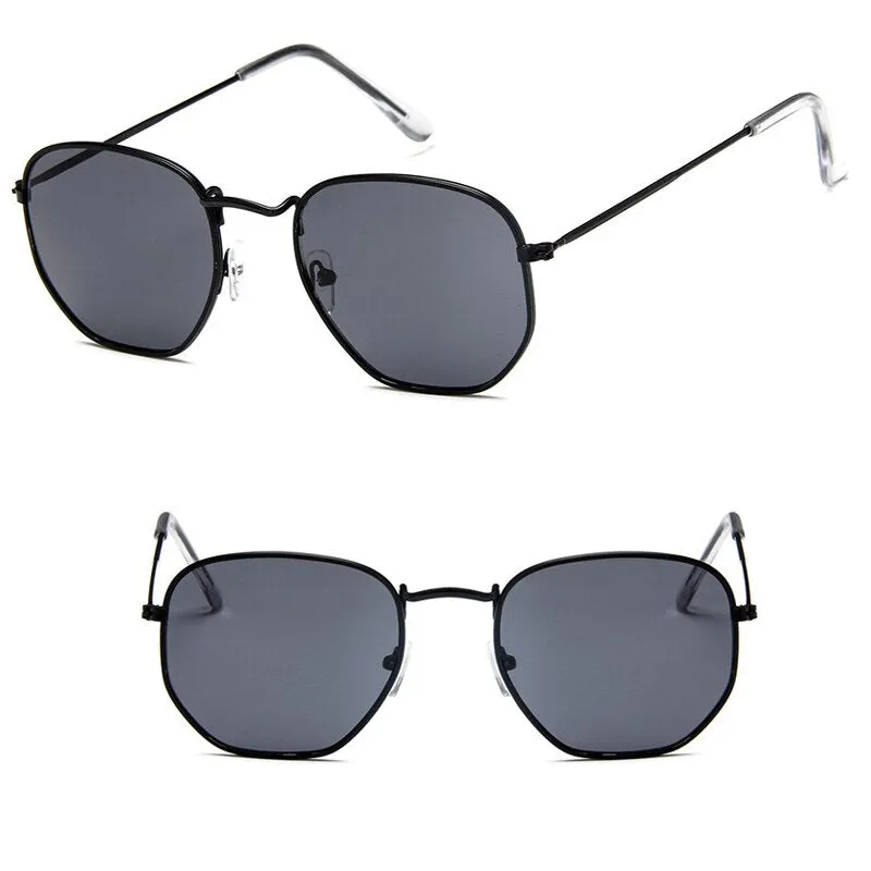 Retro Polygon Sunglasses Women/Men
