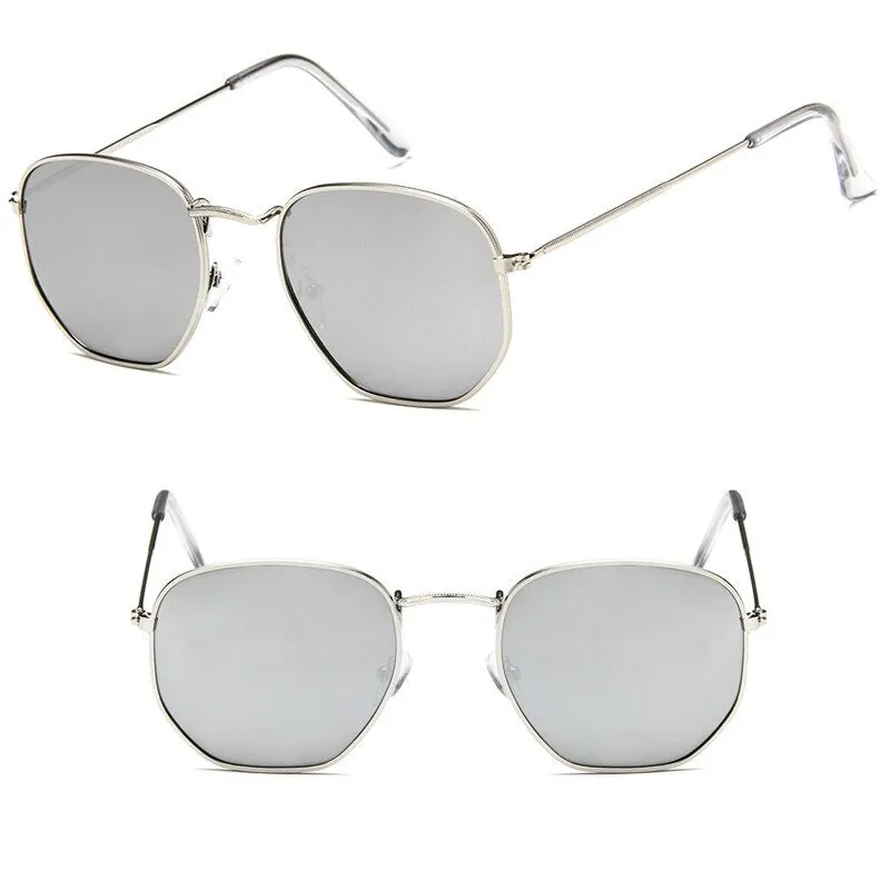 Retro Polygon Sunglasses Women/Men