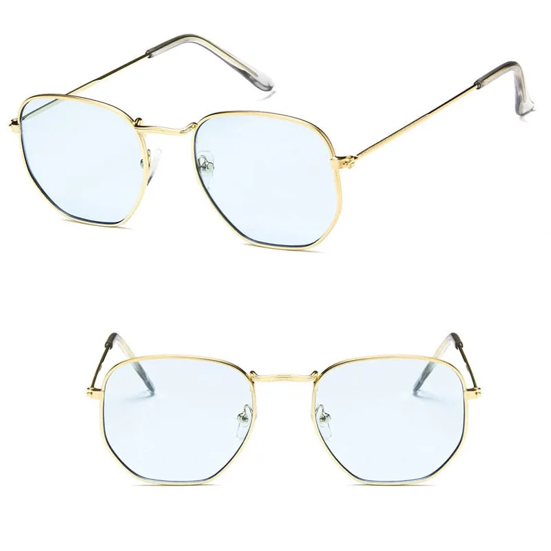 Retro Polygon Sunglasses Women/Men