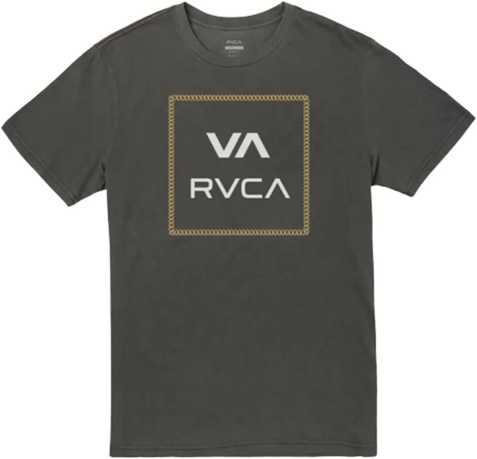 RVCA Men's Red Stitch Short Sleeve Graphic T-Shirts