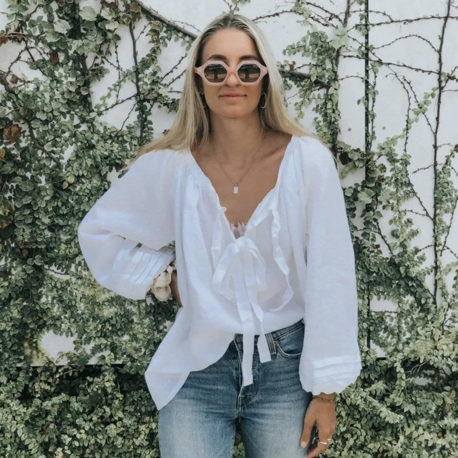 Sammie Smock - Sand Linen