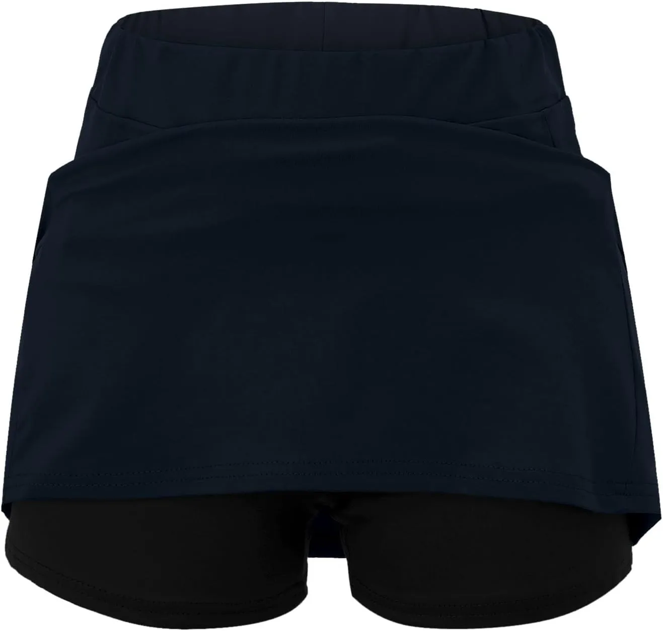 Skorts for Women Dressy Casual Plus Size High Waist Skirt Shorts Underneath Tummy Control Tennis Skorts with Pockets