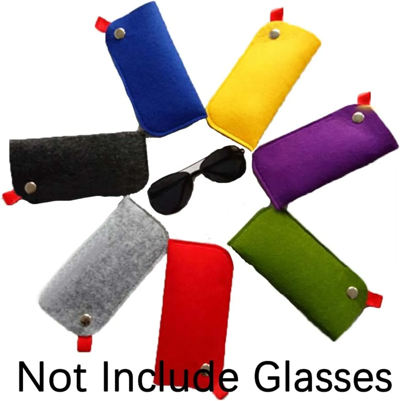 Sunglasses Case Colorful Candy Eyeglasses Box Soft Glasses Bag Eyewear Accessoires Boxes