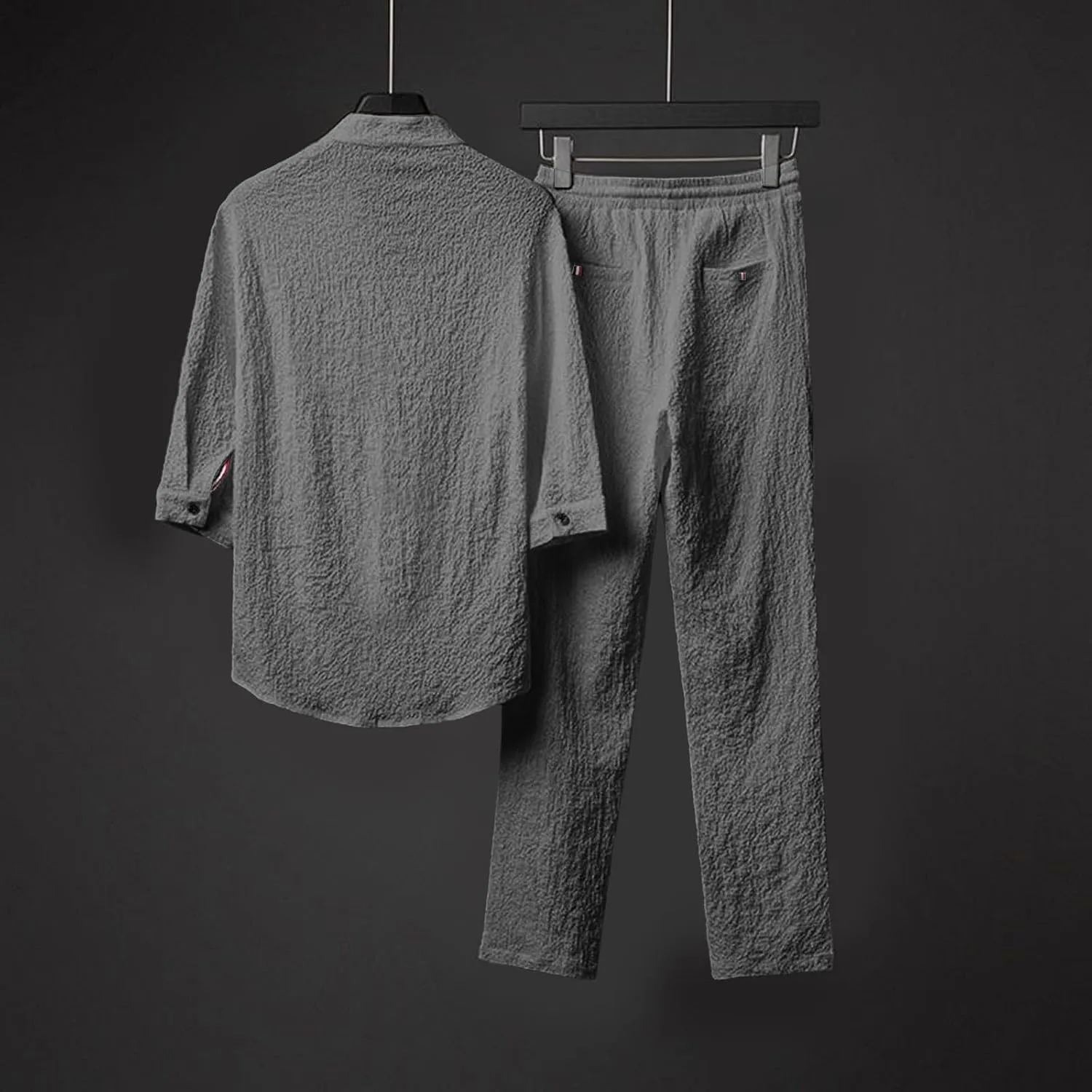 Thick T Shirts for Men Large Men's Classic T Shirt Pocket Shirts for Men Gray Mens 3xl Clothes Summer Ribbed