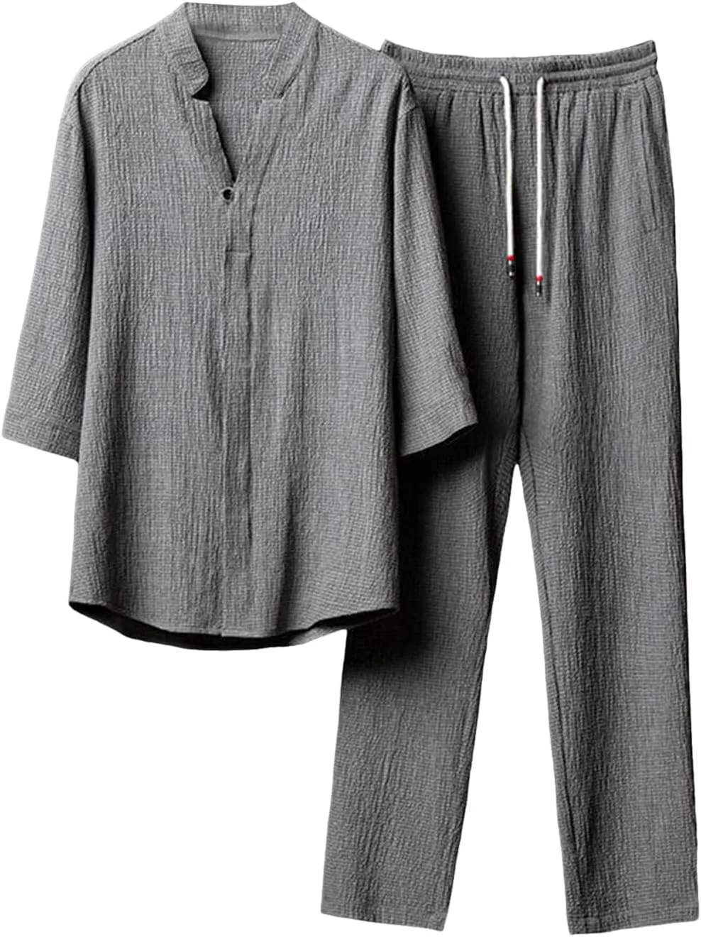 Thick T Shirts for Men Large Men's Classic T Shirt Pocket Shirts for Men Gray Mens 3xl Clothes Summer Ribbed