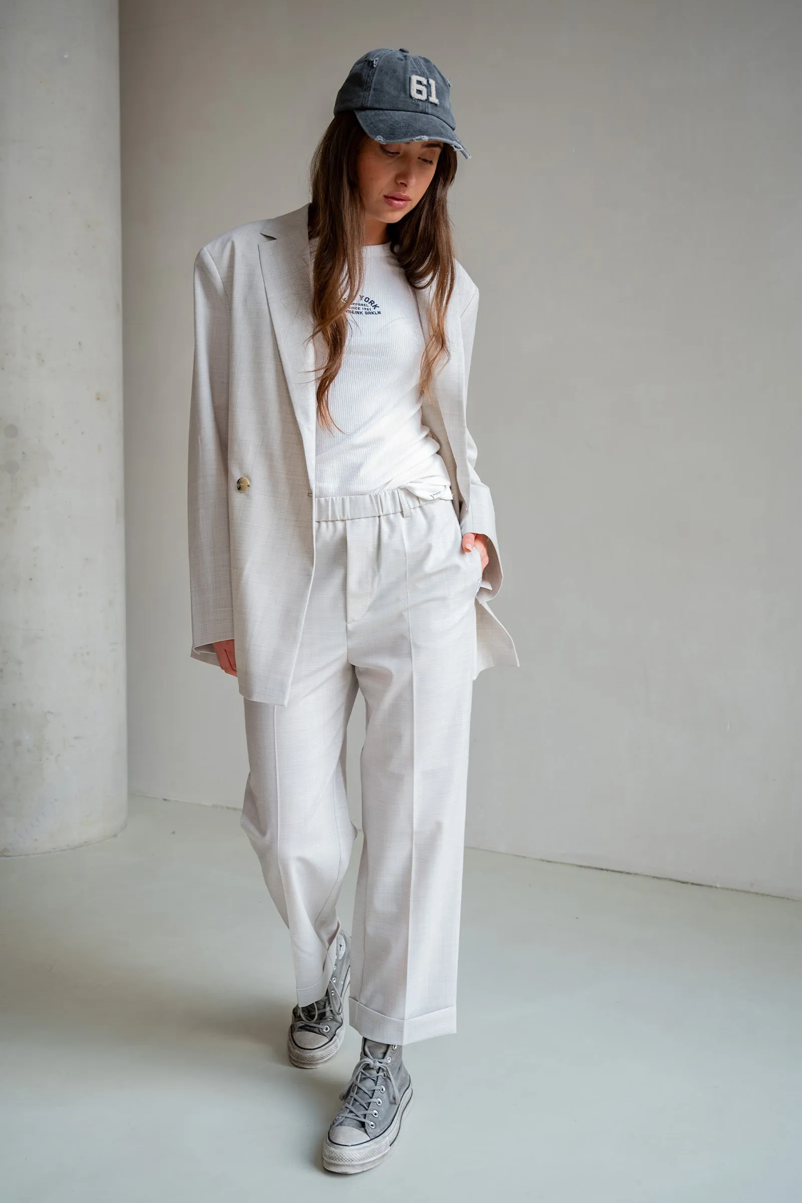 TROUSERS (S25N1576) SAND