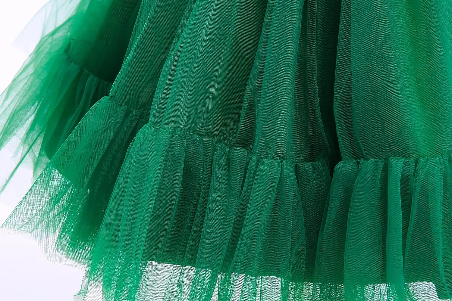 Weileenice Flower Girl Dress Ruffle Tulle Toddler Wedding Pageant Ceremony Birthday Party Evening Tutu Dresses