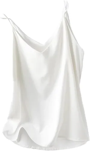 Women Sleeveless V-Neck Solid Camisole T-Shirts Tops