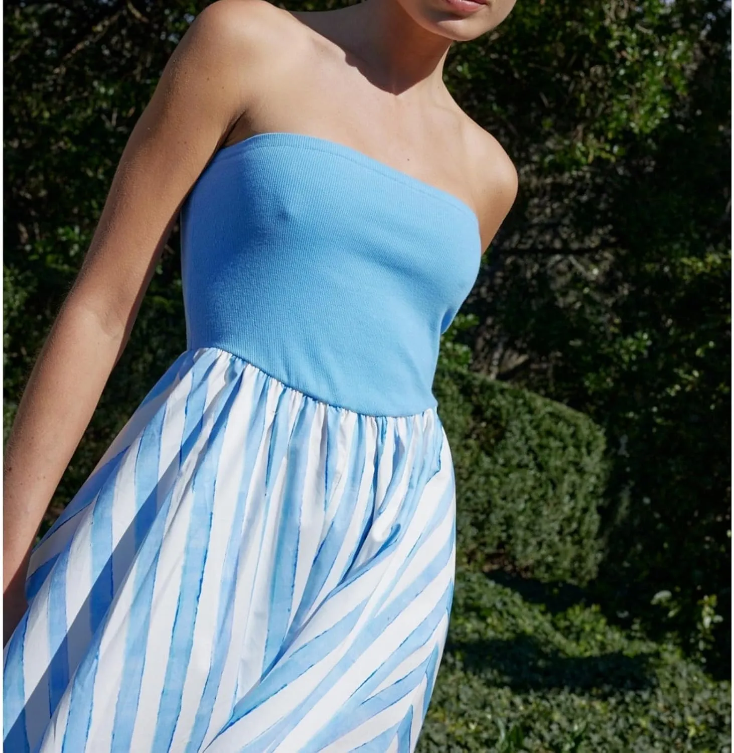 Women Tube Top Maxi Dress 2025 Elegant Sleeveless Strapless Ruched Flowy Summer Long Wedding Party Cocktail Dresses