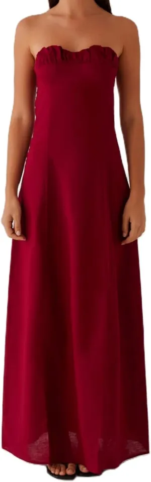 Women Tube Top Maxi Dress 2025 Elegant Sleeveless Strapless Ruched Flowy Summer Long Wedding Party Cocktail Dresses