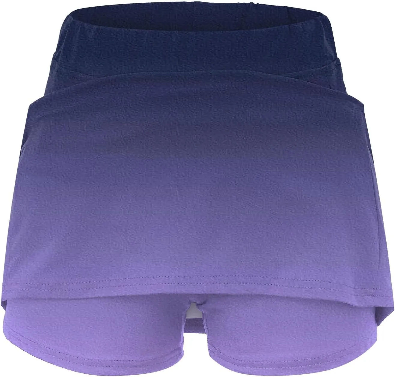 Women's 2 in 1 Running Shorts High Waisted Golf Skirts A Line Tennis Athletic Casual Skort with Inner Shorts Pockets