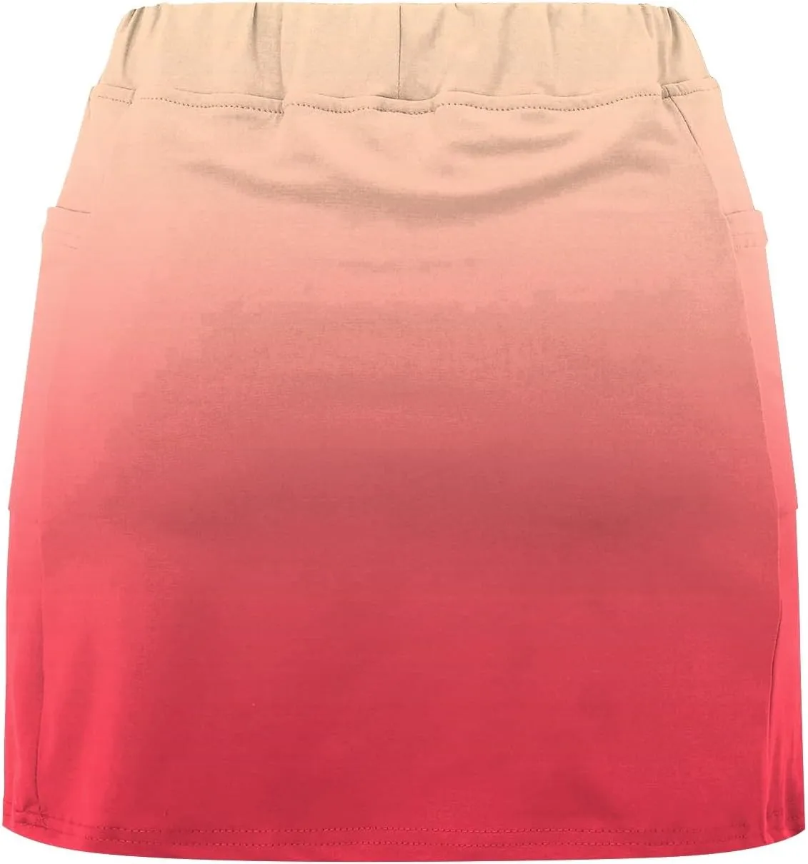 Women's 2 in 1 Running Shorts High Waisted Golf Skirts A Line Tennis Athletic Casual Skort with Inner Shorts Pockets