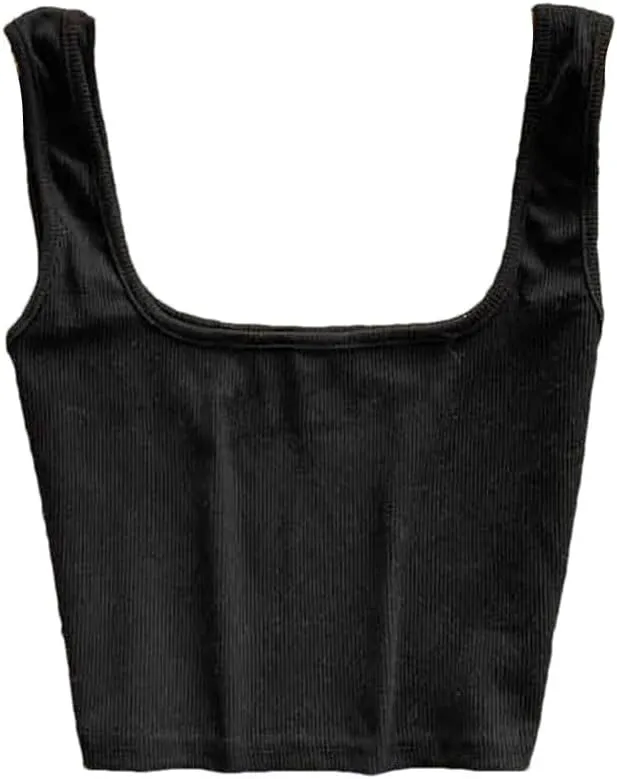 Women's Backless Y2k Slim Fit Solid Color Short Sleeveless Camisole