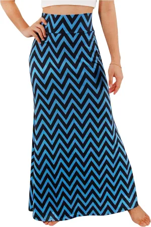 Womens Elegant Ditsy Floral Bodycon Skirts A Line Elastic High Waist Boho Maxi Long Skirt Work Party Novelty Skirt