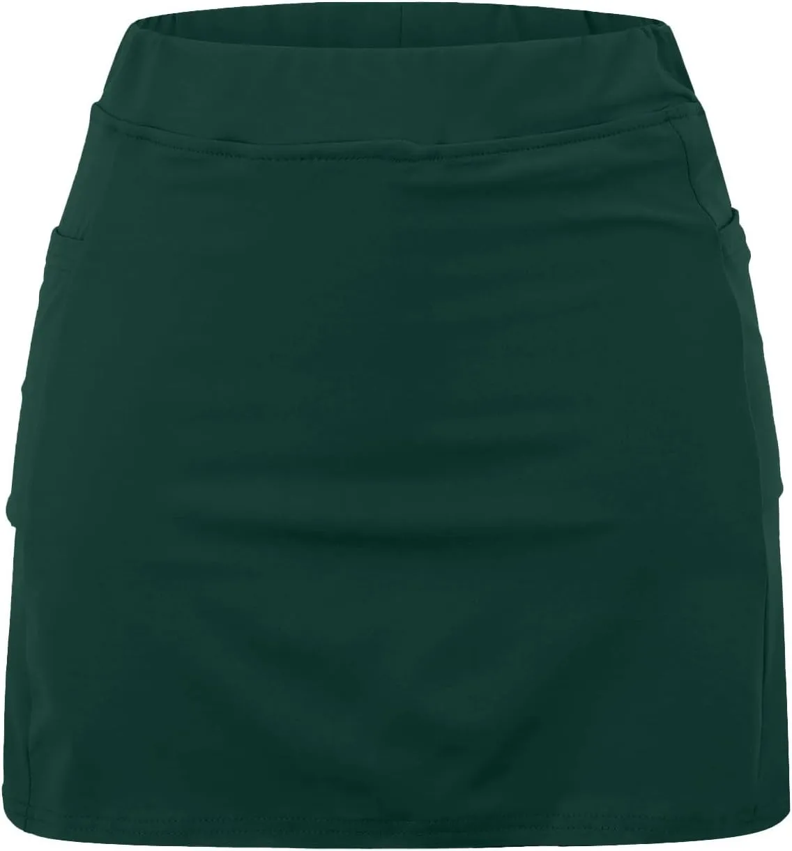 Womens Golf Pleated Tennis Skirts Solid Color Style Soft Culottes Skinny Mid Waisted Athletic Sport Short Skirts