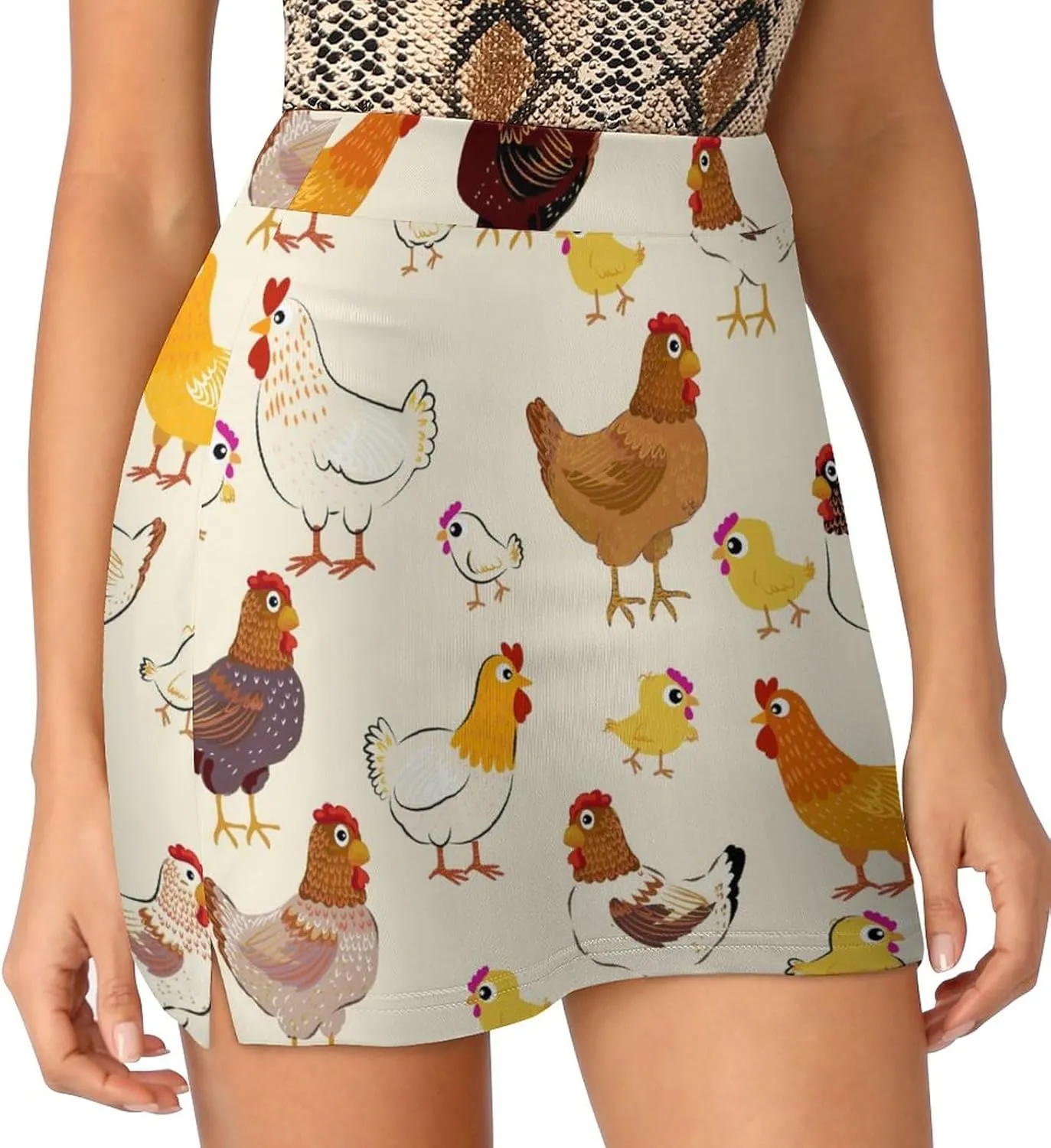 Women's Skorts Skirts A-line Short Trouser Skirt Casual Light Proof Trouser Skirt with Pocket Skirt S-4XL