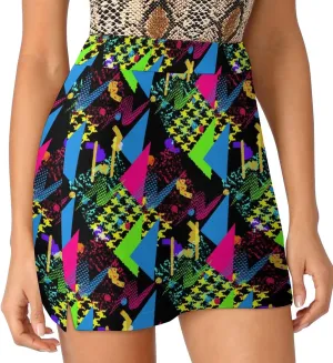 Women's Skorts Skirts A-line Short Trouser Skirt Casual Light Proof Trouser Skirt with Pocket Skirt S-4XL