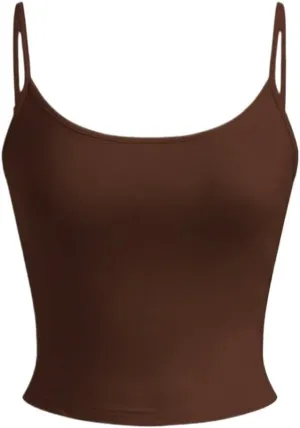 Women's Sleeveless 4pcs Women Tight-Fit Short Casual Camisoles for Summer Cami Tops