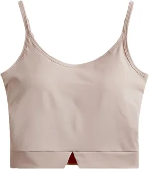 Wvapzxx Women Tank Top With Chest Pad Adjustable Breathable Stretchable Crop Top Camisoles Sexy Casual Tube Vest