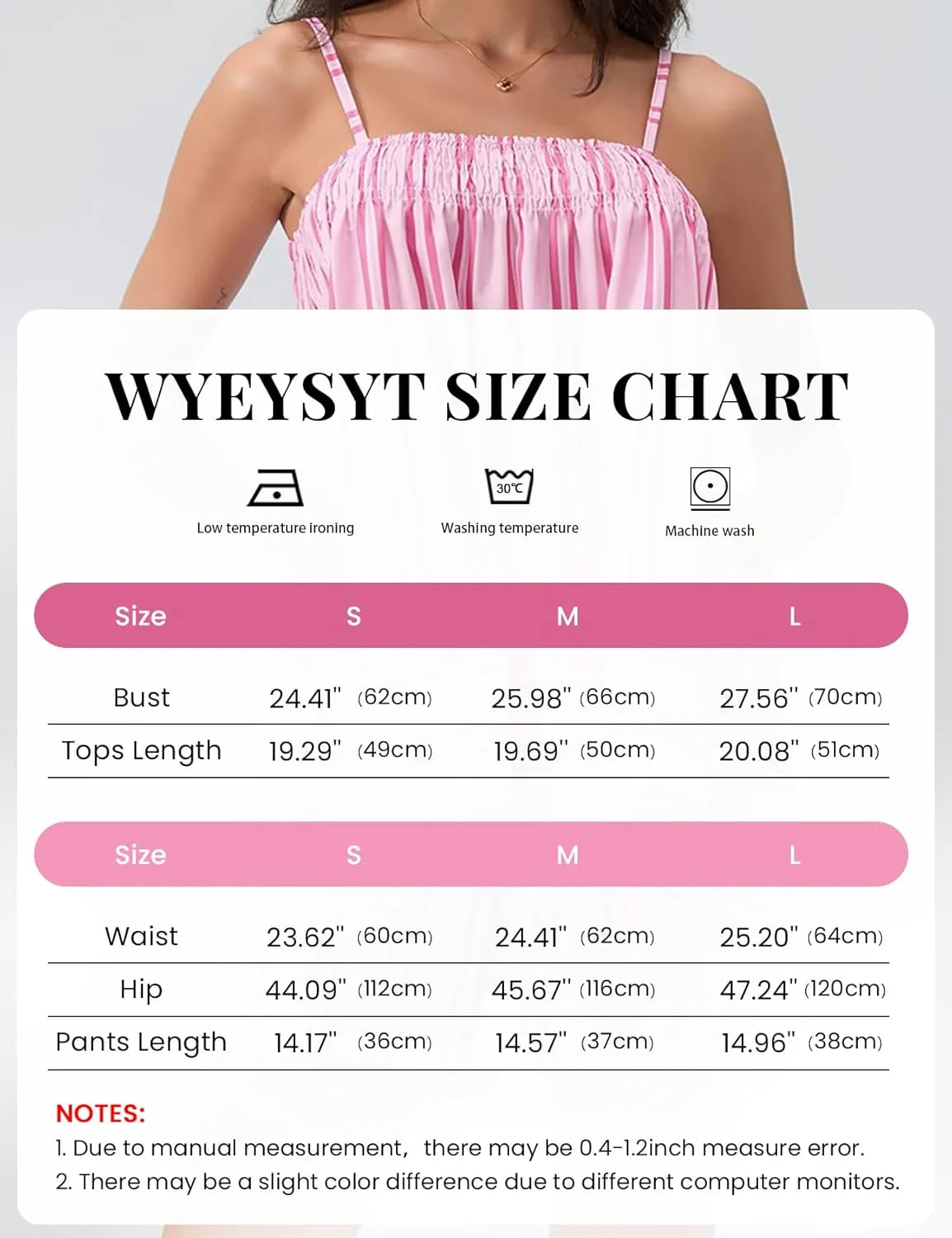 Wyeysyt Women Y2K Striped Pajama Set 2 Piece Ruffle Hem Cami Tops and Stripe Boxer Shorts Pj Set Sleepwear