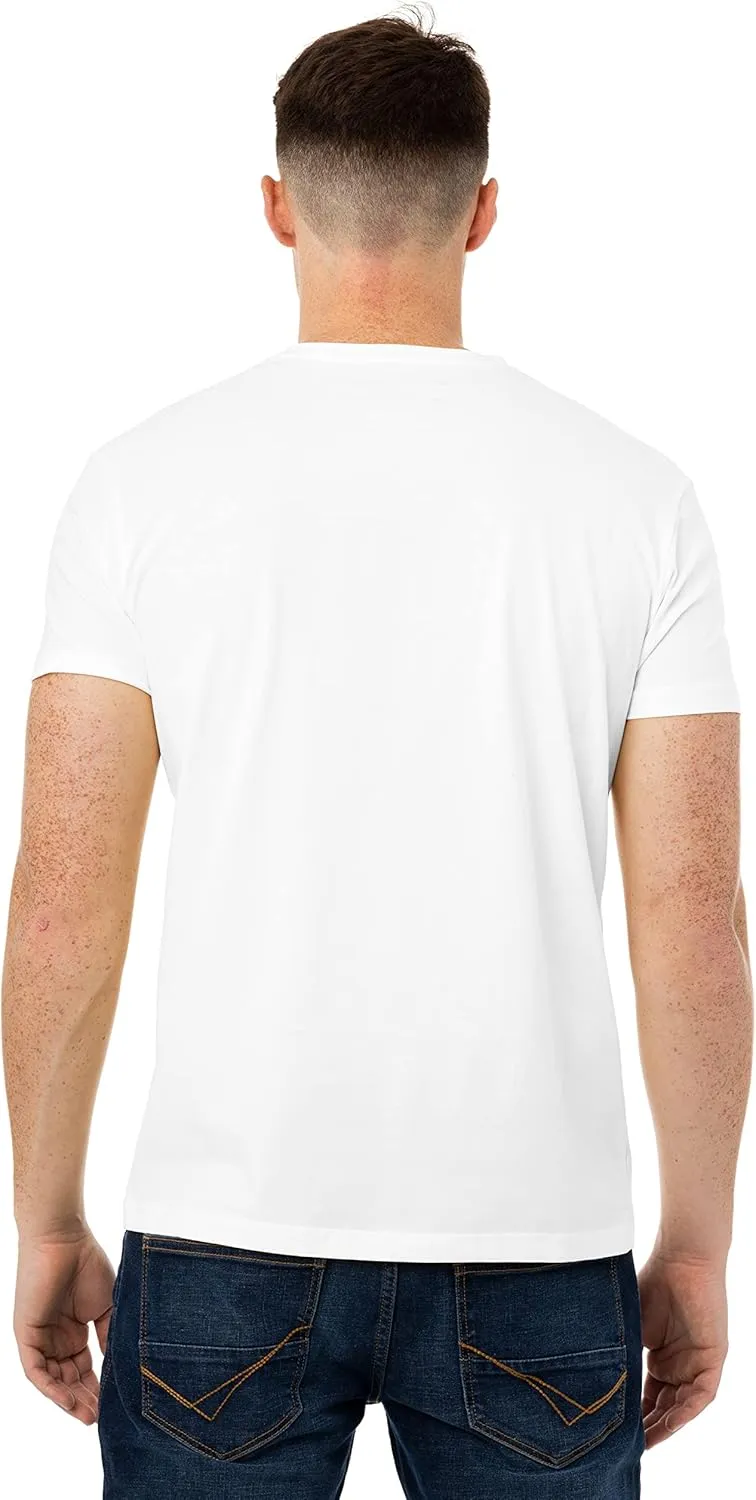 X RAY Men's V-Neck T-Shirts, Soft Cotton Short Sleeve Casual Slim Fit V Neck T Shirts for Men